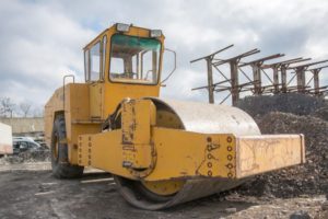 Road roller rental for road compaction