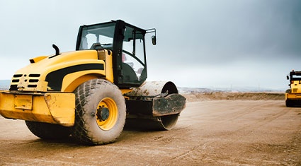 Road Rollers work / Rent construction machinery Constanta